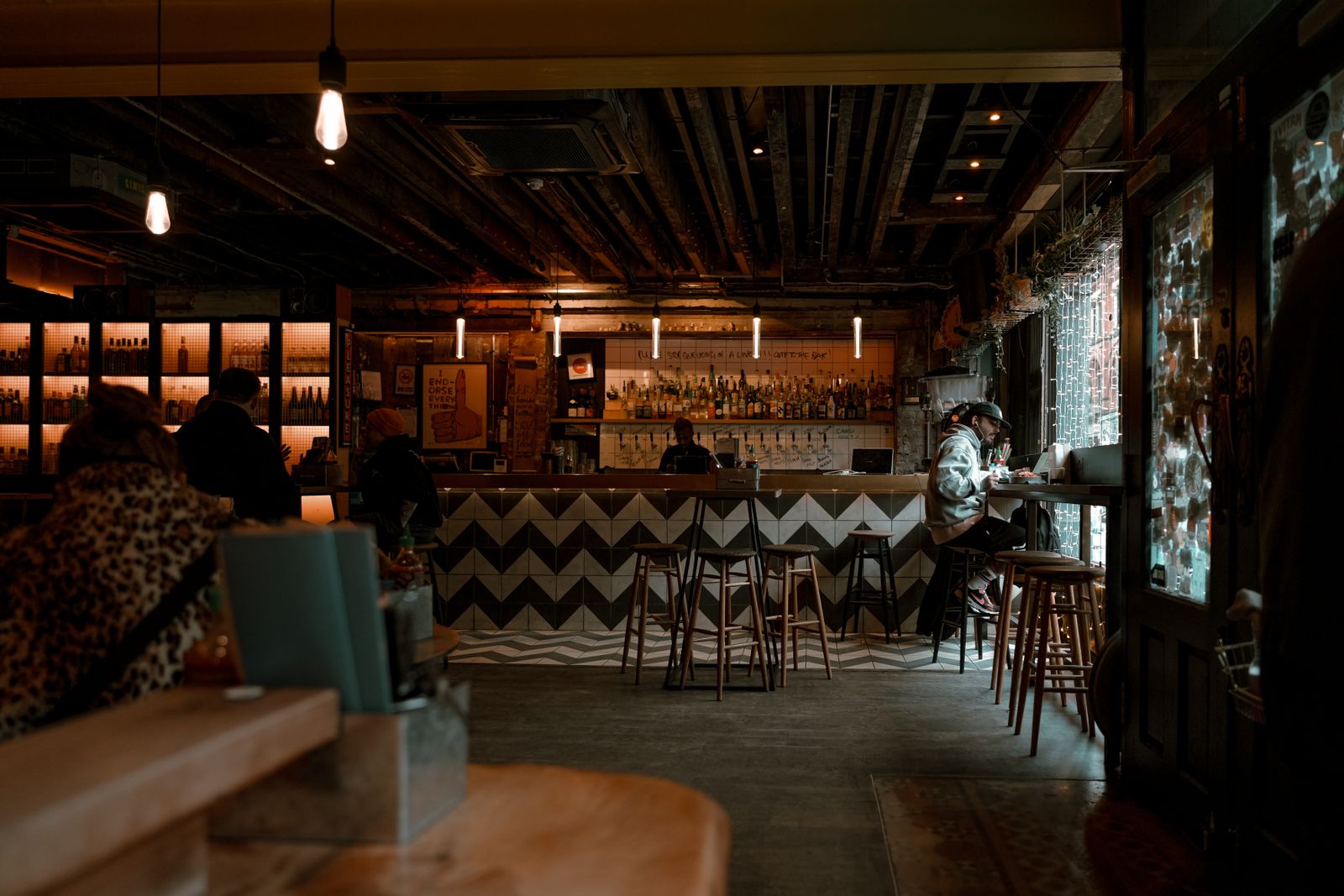 Démonstration bar : la vitrine