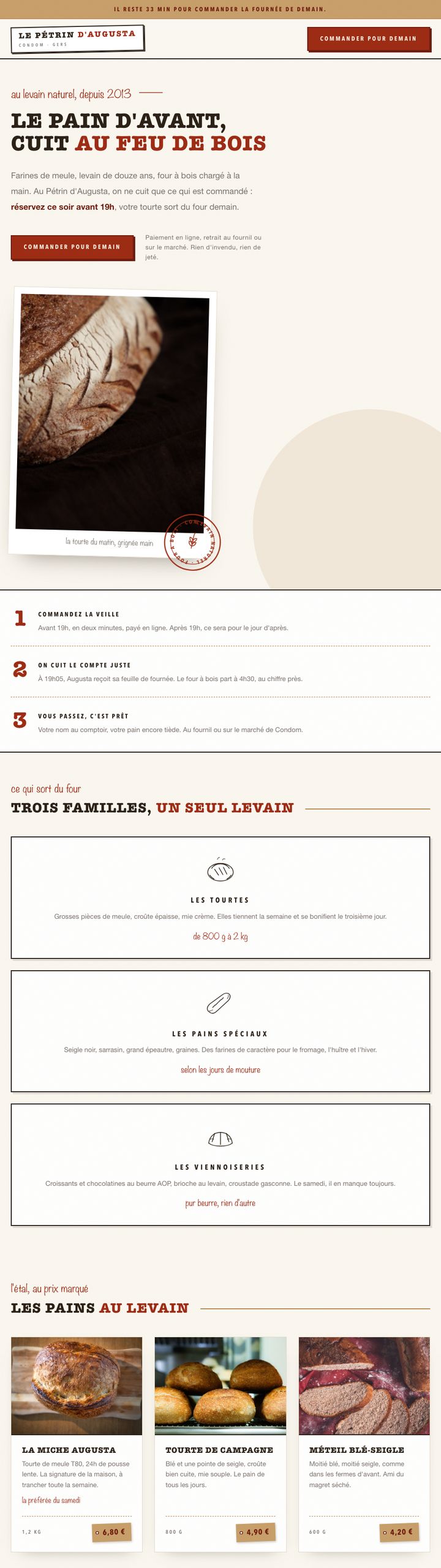 Démonstration boulangerie, Le Pétrin d'Augusta