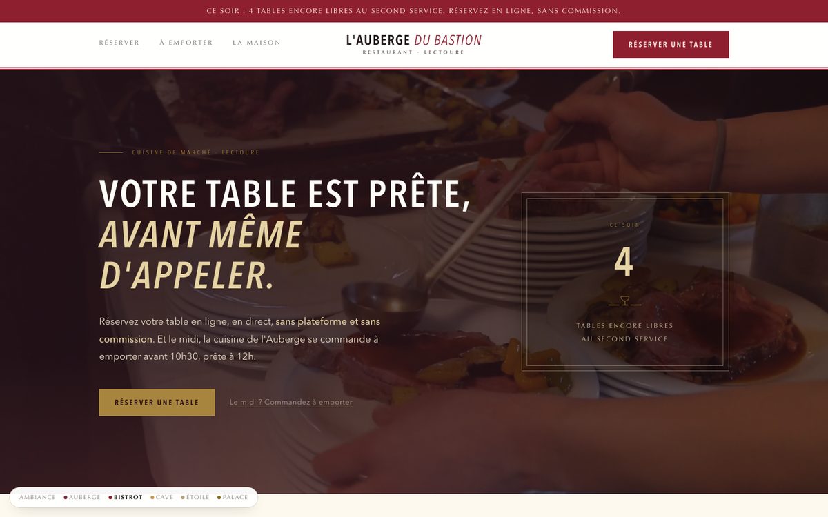 Restaurant, ambiance Bistrot